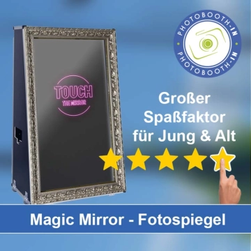 In Malschwitz einen Magic Mirror Fotospiegel mieten