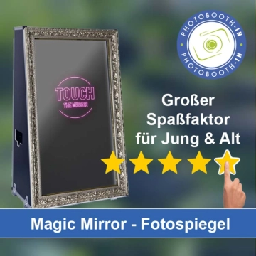 In Margetshöchheim einen Magic Mirror Fotospiegel mieten