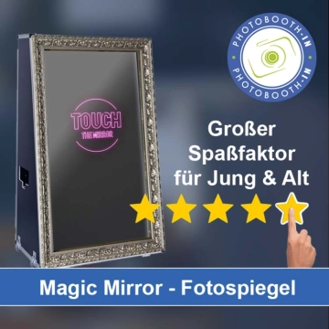 In Marienheide einen Magic Mirror Fotospiegel mieten