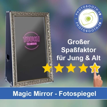 In Markersdorf-Sachsen einen Magic Mirror Fotospiegel mieten