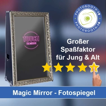 In Markt Erlbach einen Magic Mirror Fotospiegel mieten