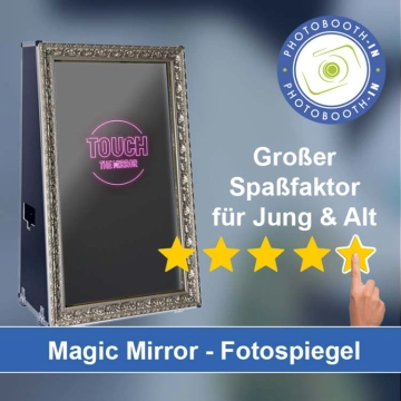 In Marktbreit einen Magic Mirror Fotospiegel mieten