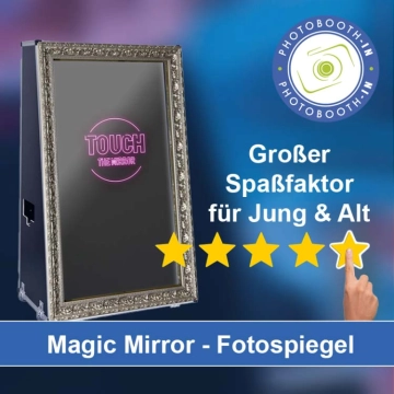 In Marktredwitz einen Magic Mirror Fotospiegel mieten