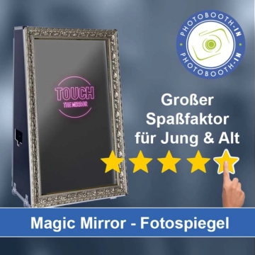 In Maroldsweisach einen Magic Mirror Fotospiegel mieten
