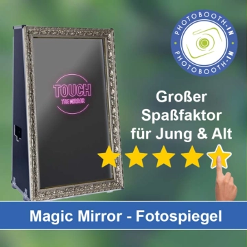In Mauern einen Magic Mirror Fotospiegel mieten