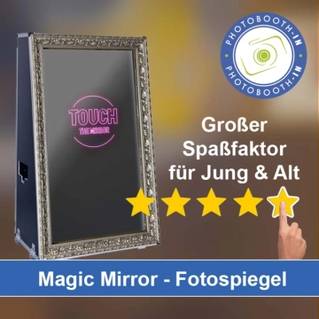 In Maxdorf einen Magic Mirror Fotospiegel mieten
