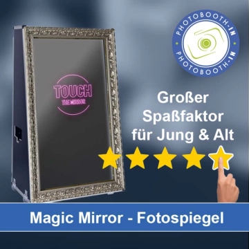 In Meeder einen Magic Mirror Fotospiegel mieten