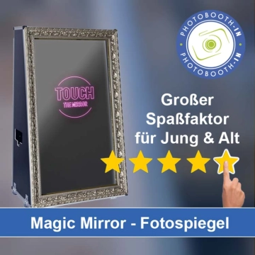 In Meiningen einen Magic Mirror Fotospiegel mieten
