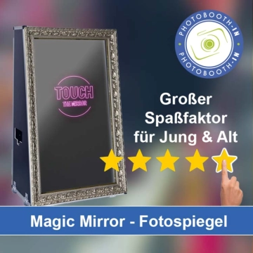 In Meldorf einen Magic Mirror Fotospiegel mieten