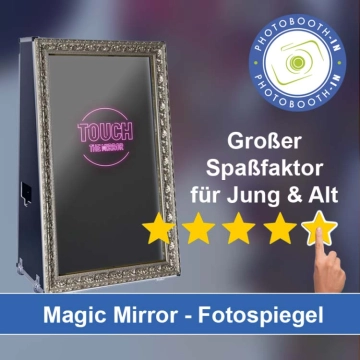 In Memmelsdorf einen Magic Mirror Fotospiegel mieten