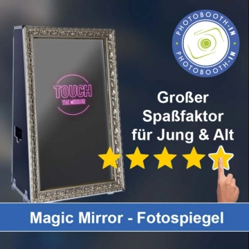 In Meppen einen Magic Mirror Fotospiegel mieten