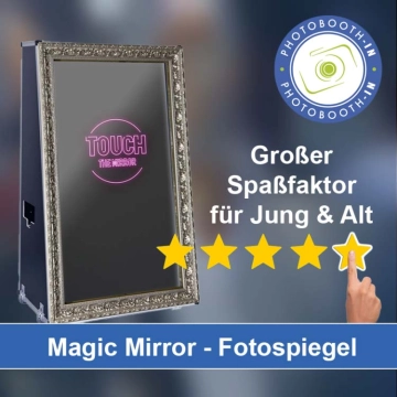 In Merseburg einen Magic Mirror Fotospiegel mieten