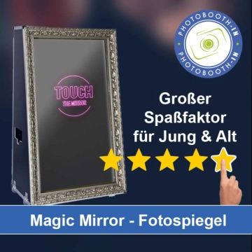 In Michendorf einen Magic Mirror Fotospiegel mieten