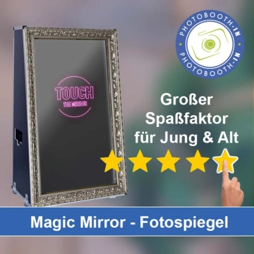 In Miesbach einen Magic Mirror Fotospiegel mieten