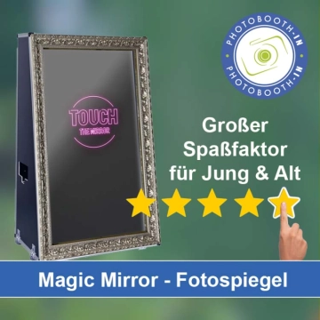 In Mildenau einen Magic Mirror Fotospiegel mieten