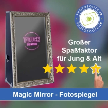 In Miltenberg einen Magic Mirror Fotospiegel mieten