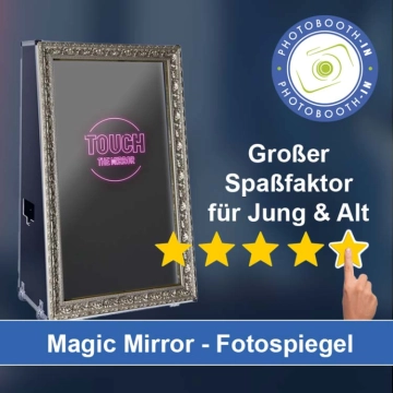 In Minden einen Magic Mirror Fotospiegel mieten