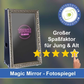 In Mittelherwigsdorf einen Magic Mirror Fotospiegel mieten