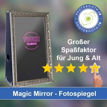In Mittenwald einen Magic Mirror Fotospiegel mieten