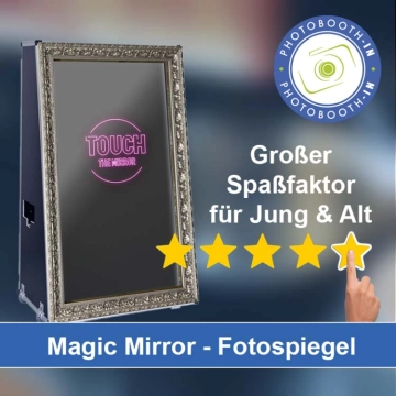 In Möglingen einen Magic Mirror Fotospiegel mieten