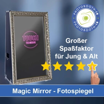 In Mölln einen Magic Mirror Fotospiegel mieten