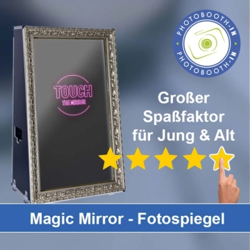In Mönchengladbach einen Magic Mirror Fotospiegel mieten