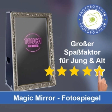 In Mörfelden-Walldorf einen Magic Mirror Fotospiegel mieten