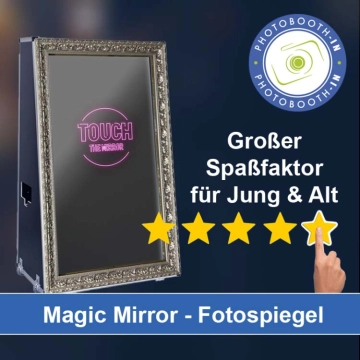 In Molbergen einen Magic Mirror Fotospiegel mieten