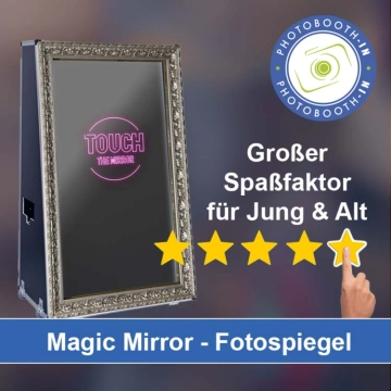In Molfsee einen Magic Mirror Fotospiegel mieten