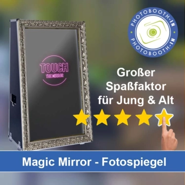 In Moosthenning einen Magic Mirror Fotospiegel mieten