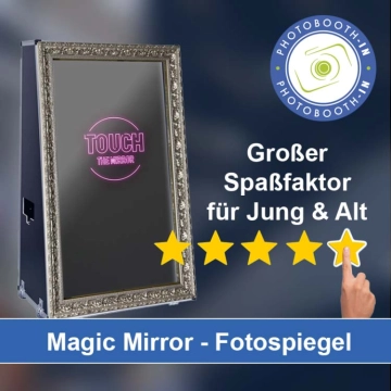In Moringen einen Magic Mirror Fotospiegel mieten