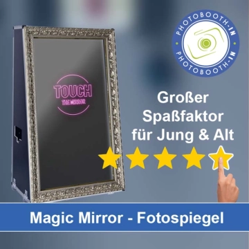 In Moritzburg einen Magic Mirror Fotospiegel mieten