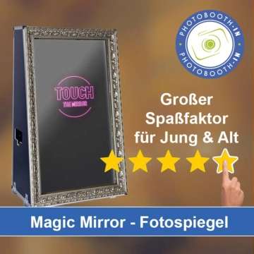 In Mosbach einen Magic Mirror Fotospiegel mieten