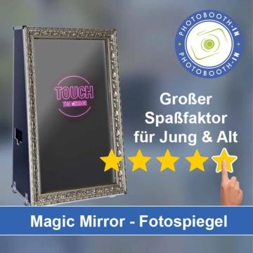 In Mücheln (Geiseltal) einen Magic Mirror Fotospiegel mieten