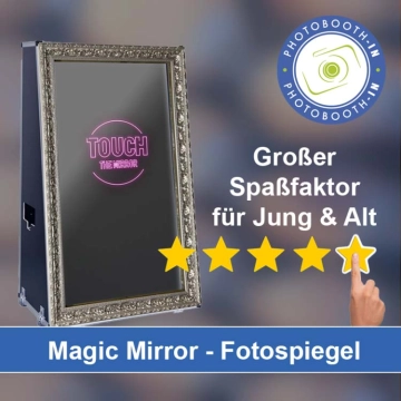 In Mühlacker einen Magic Mirror Fotospiegel mieten