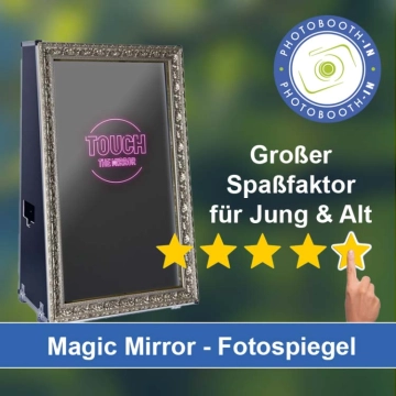 In Mühlberg-Elbe einen Magic Mirror Fotospiegel mieten