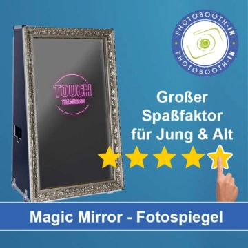 In Mühldorf am Inn einen Magic Mirror Fotospiegel mieten