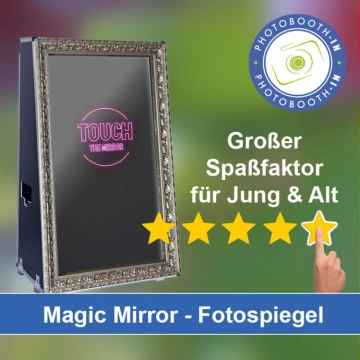 In Mühlhausen (Kraichgau) einen Magic Mirror Fotospiegel mieten