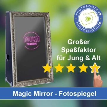 In Mühlhausen (Oberpfalz) einen Magic Mirror Fotospiegel mieten