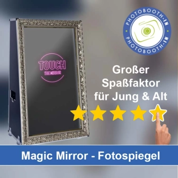 In München einen Magic Mirror Fotospiegel mieten