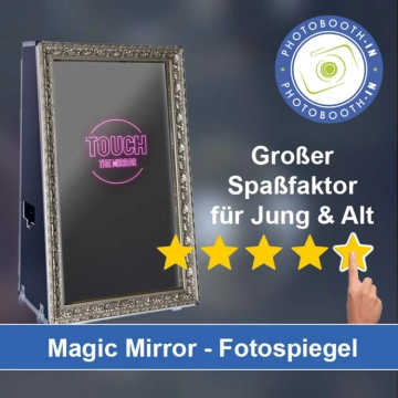 In Münchsmünster einen Magic Mirror Fotospiegel mieten