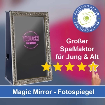 In Münzenberg einen Magic Mirror Fotospiegel mieten