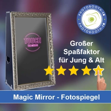 In Muldenhammer einen Magic Mirror Fotospiegel mieten