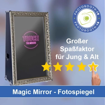 In Mulfingen einen Magic Mirror Fotospiegel mieten