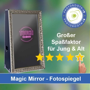 In Nandlstadt einen Magic Mirror Fotospiegel mieten