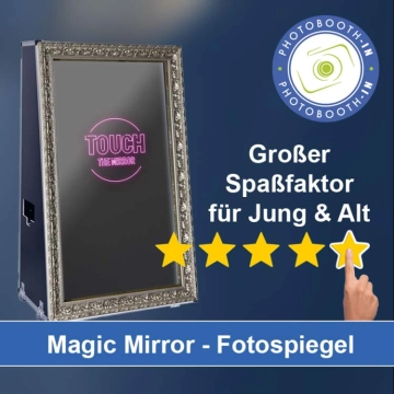 In Naumburg (Hessen) einen Magic Mirror Fotospiegel mieten