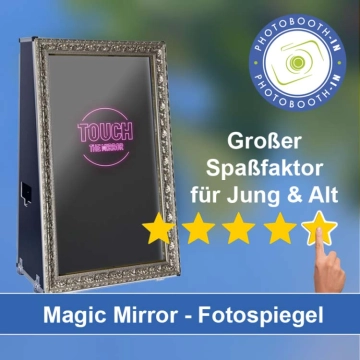 In Naunhof einen Magic Mirror Fotospiegel mieten