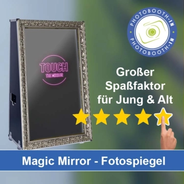 In Neckarbischofsheim einen Magic Mirror Fotospiegel mieten