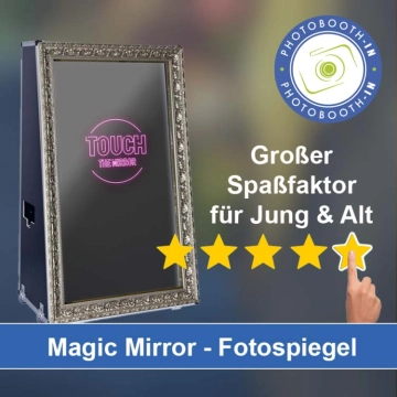 In Neckargemünd einen Magic Mirror Fotospiegel mieten