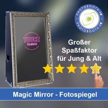 In Neckarsteinach einen Magic Mirror Fotospiegel mieten